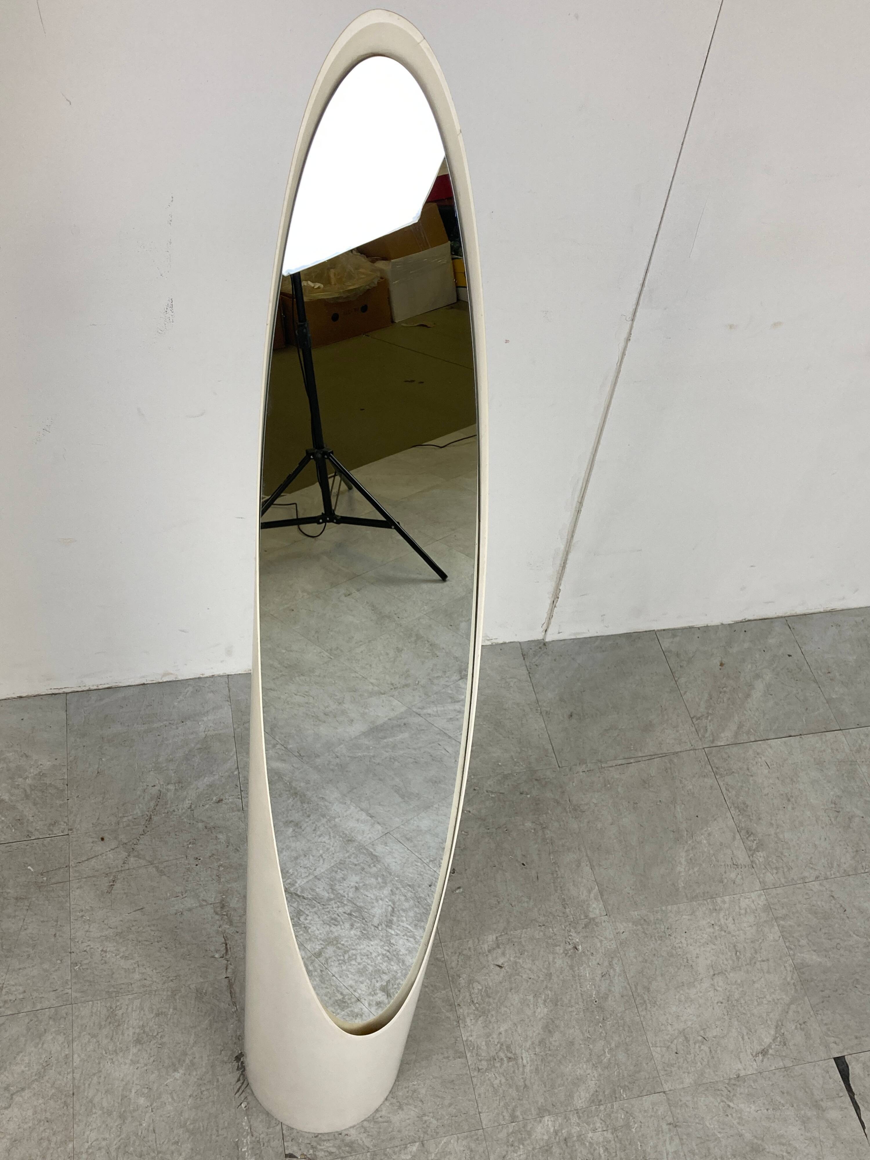 Unghia mirror by Rodolfo Bonetto, Italy 1970s