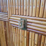 Rattan marquetry cabinet