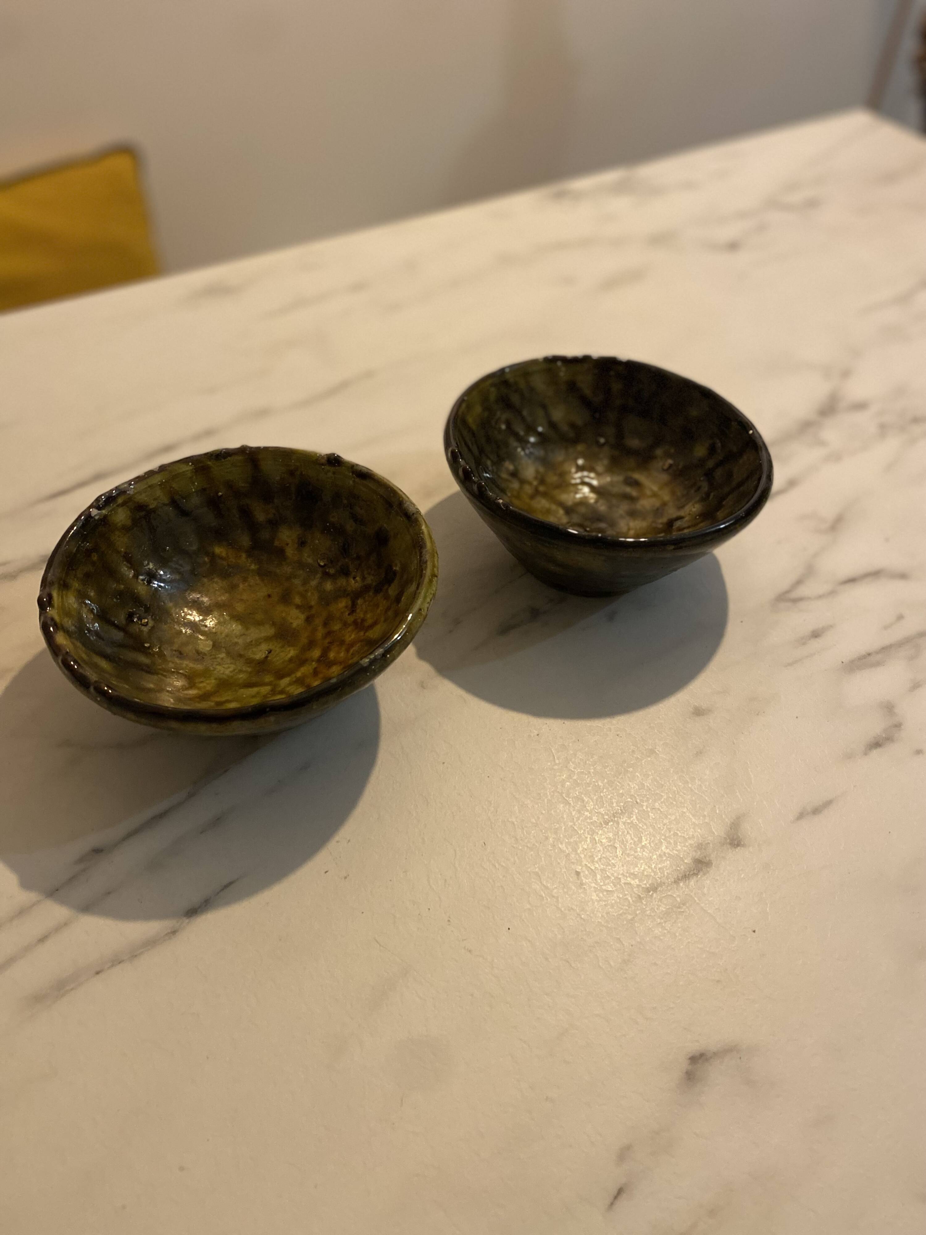 Glazed terracotta bowl