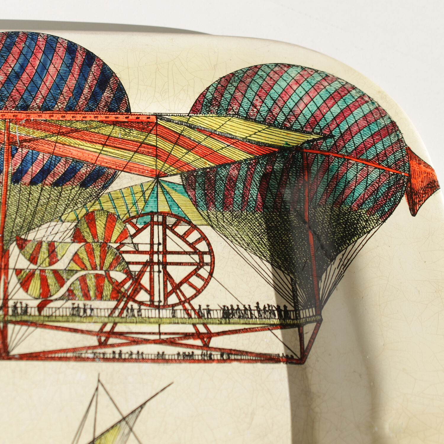 Tray by Piero Fornasetti, original 1950s