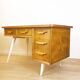 Bureau en chêne du milieu du siècle, Espagne, années 1950