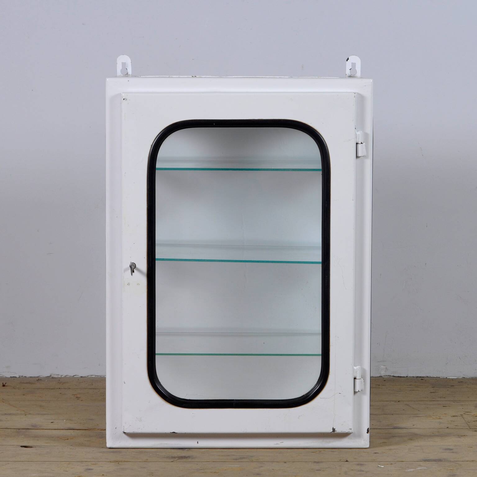 Vintage hospital medicine cabinet, 1970s