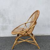 Rattan basket chair