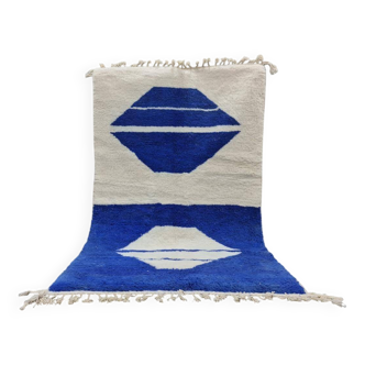 Tapis azilal en laine fait main traditionnelle 250cmx150cm