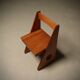 Fauteuil en pin par Gilbert Marklund pour Furusnickarn AB, années 1970