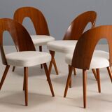 Set of four dining chairs, Antonín Šuman, 1960s, Czechoslovakia