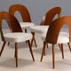 Set of four dining chairs, Antonín Šuman, 1960s, Czechoslovakia