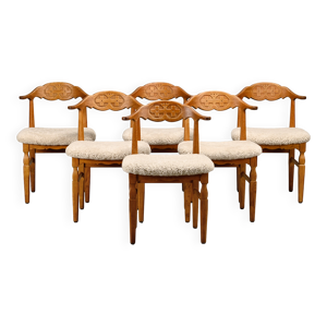 chaises de salle à manger - brutalistes
