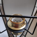 Black and gold wall lamps