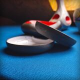 Jacques Innocenti, pair of ceramic cups, Vallauris, 1950s