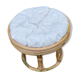Pouf en rotin