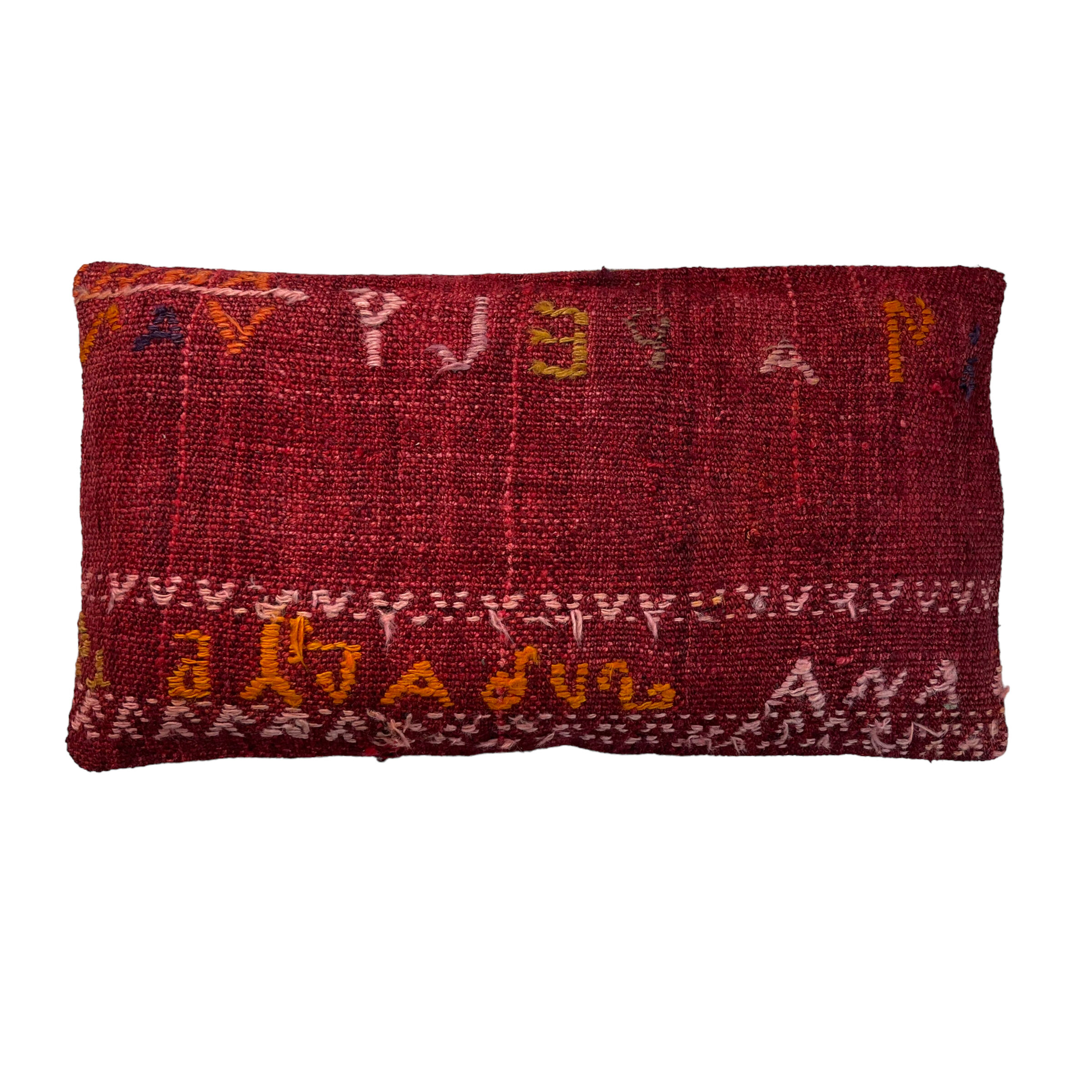 Vintage turkish kilim cushion cover 30x50cm