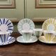 Service tasses Digoin Art Déco 6 tasses + sous-tasses vintage