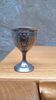 Late 19th century silver egg cup