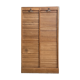 Oak filing cabinet with curtains (renovated)