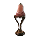 Ancienne lampe a petrole athenienne bronze style empire Napoleon 42x15