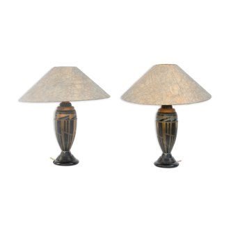 Paire de lampes de style Art Deco