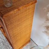 Vintage rattan sideboard