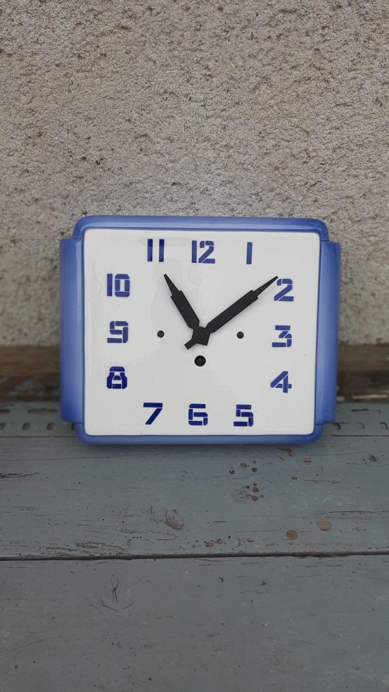 Vintage ceramic wall clock