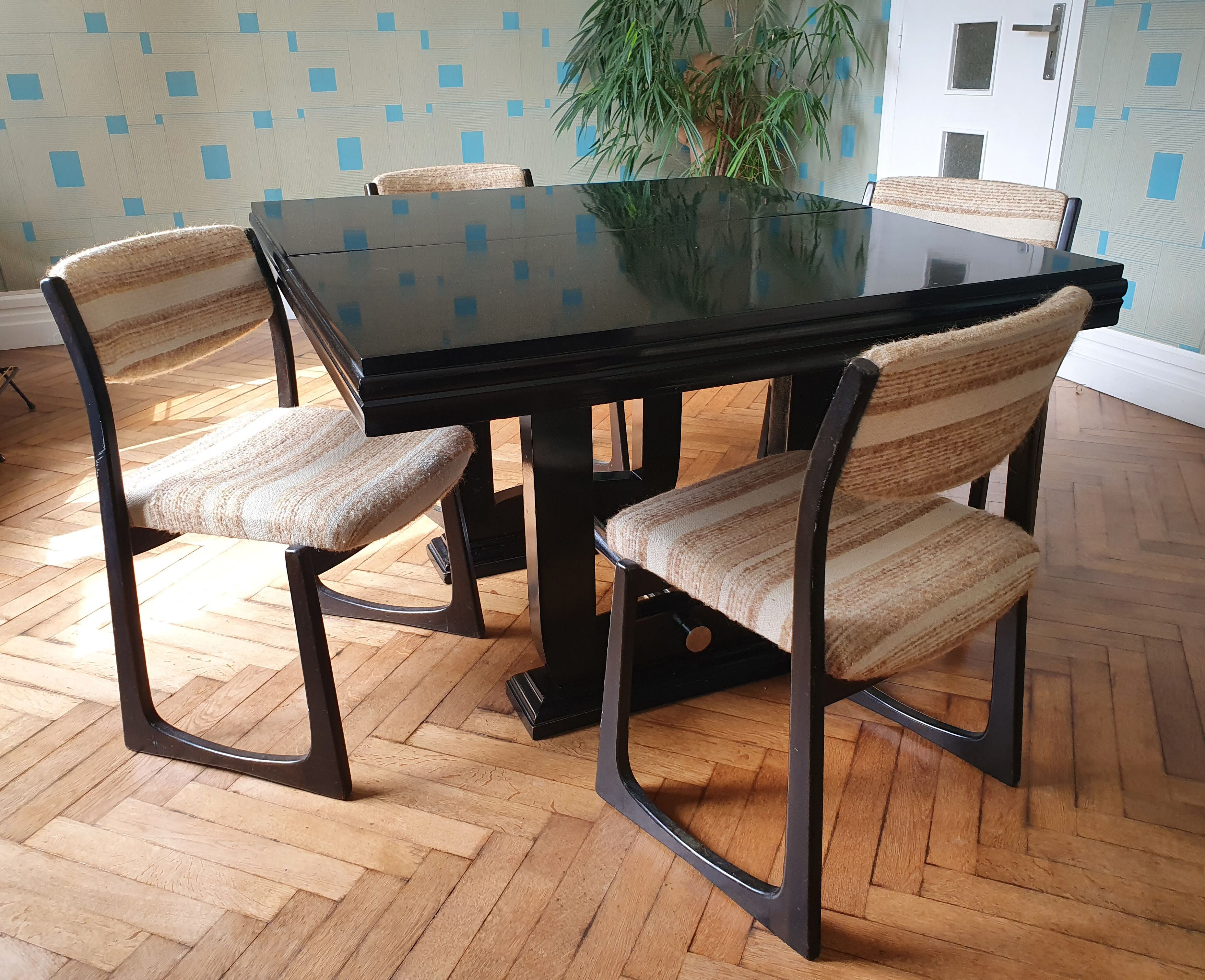 Seventies sled chairs