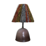 Ceramic and wool lamp