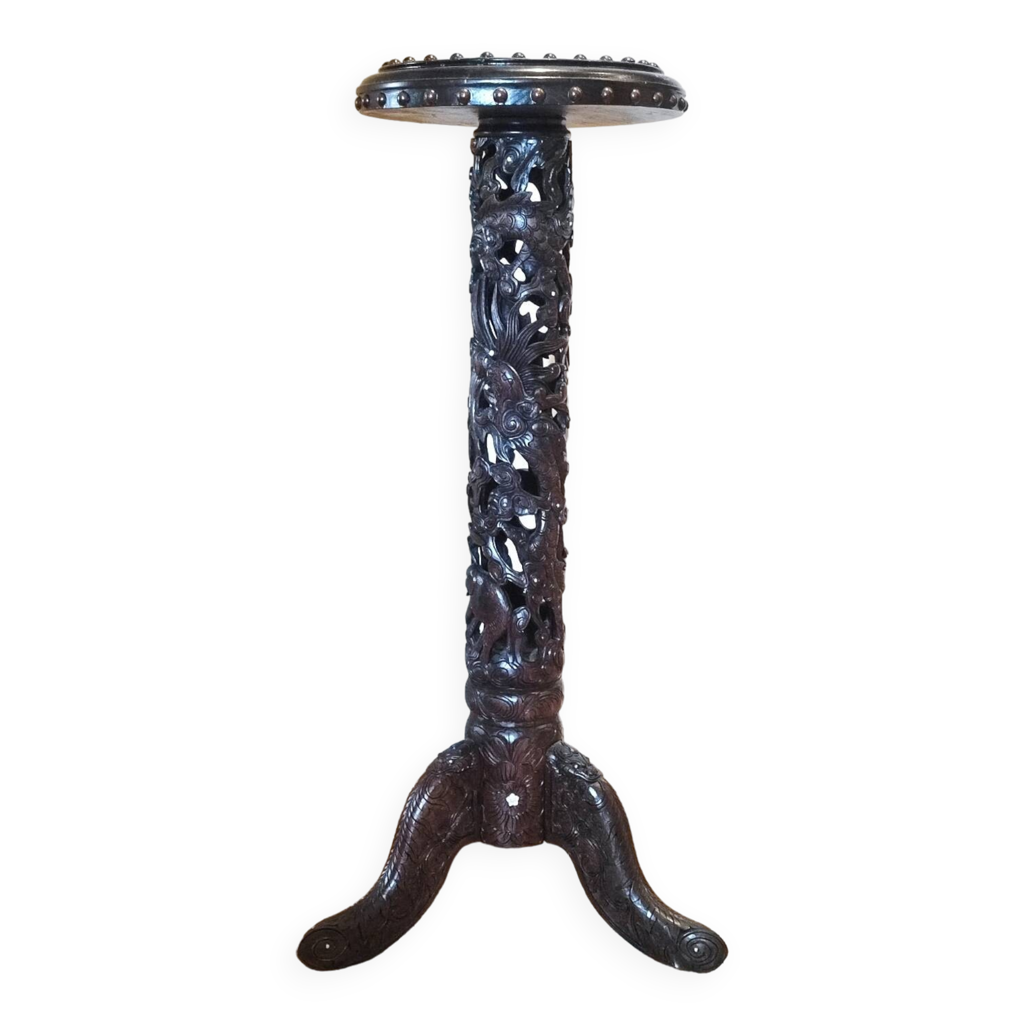 Colonne sculptée chinoise