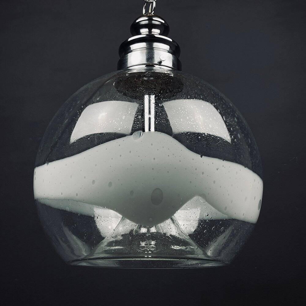 Large Murano glass pendant lamp by Ettore Fantasia & Gino Poli Sothis, Murano, Italy, 1970s.