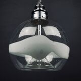Large Murano glass pendant lamp by Ettore Fantasia & Gino Poli Sothis, Murano, Italy, 1970s.