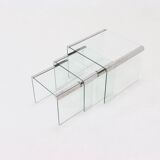Set of 3 Gallotti & Radice nesting tables 1970s
