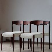 Set of 4 Scandinavian rosewood chairs – Otto Møller style | Vintage