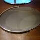2 bathroom mirrors in silver oval holders
