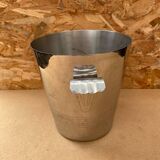 Old Champagne Ice Bucket Rémy LETANG Stainless Steel France Vintage