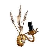 Golden wheat ear wall light