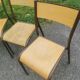6 chaises vintage Mullca