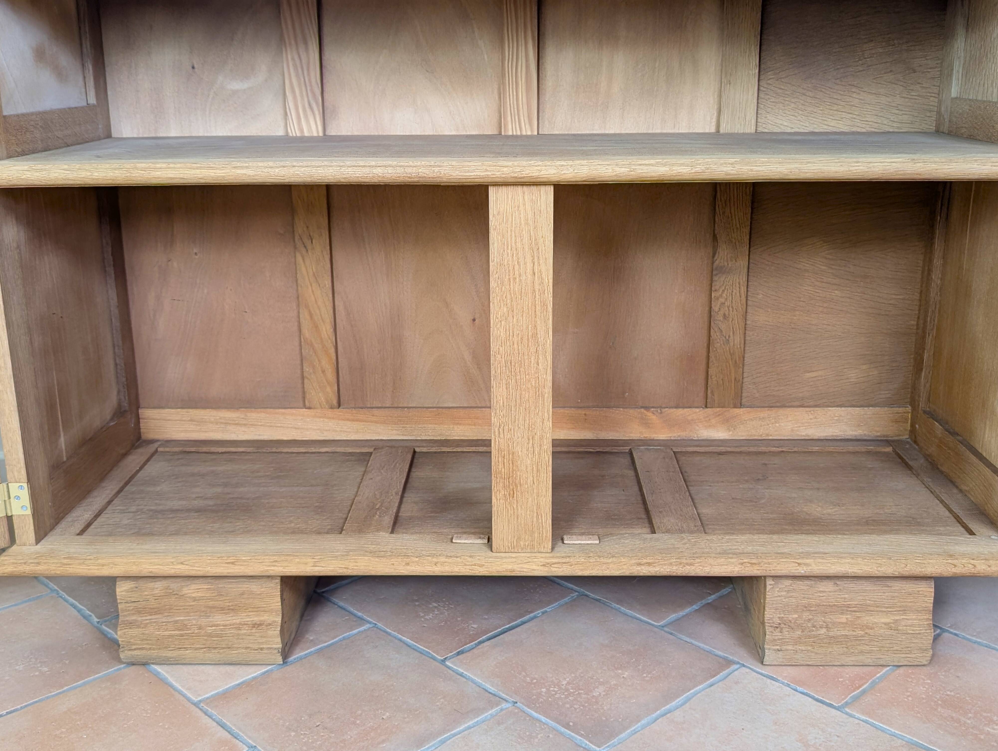 Raw oak sideboard