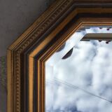 Mirror in gilded wood 82 x 62 cm