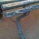 Old garden bench