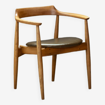 Arne Wahl Iversen ST-750 Chair in Elm, 1960s Denmark