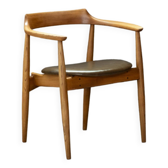 Arne Wahl Iversen ST-750 Chair in Elm, 1960s Denmark