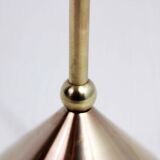 Scandinavian brass candle holder