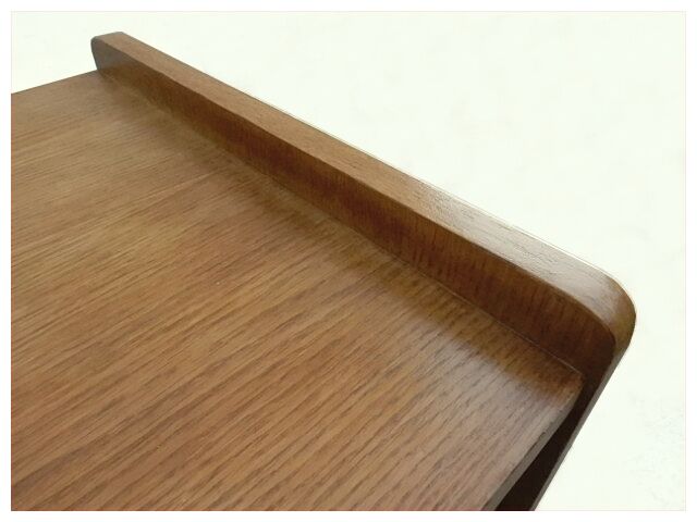 Renovated vintage chest of drawers 1960s golden oak compass feet