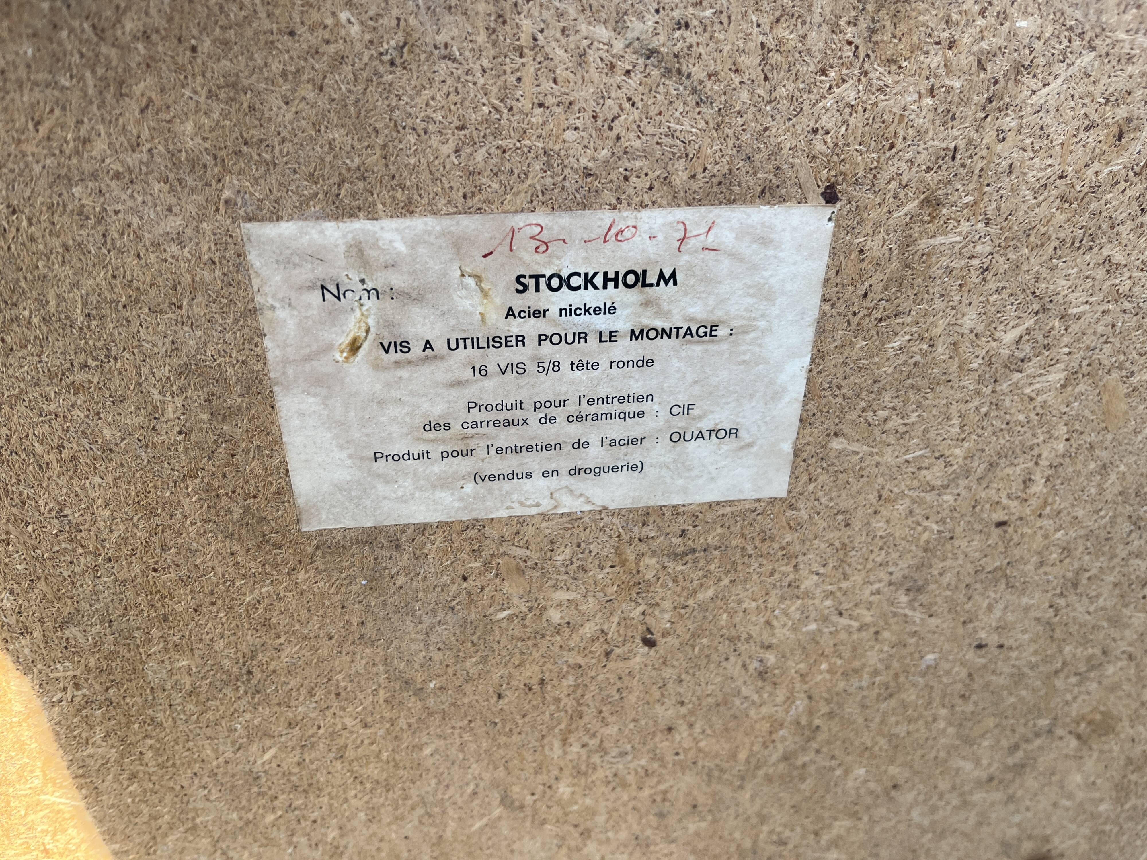 Beautiful vintage STOCKHOLM 1971 coffee table – capron style