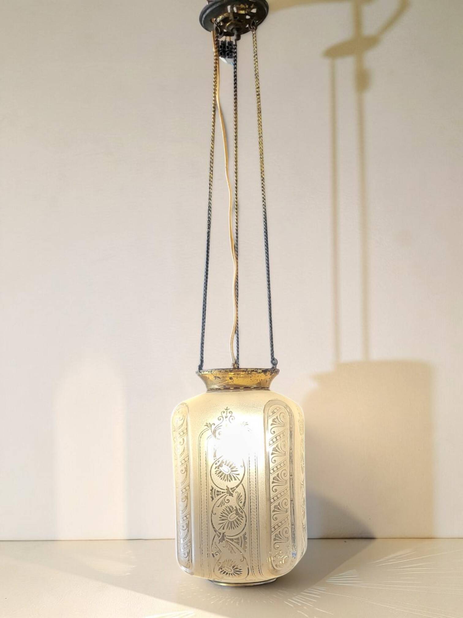 Suspension / Art Deco Lantern