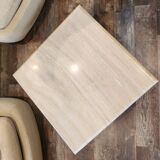 Travertine coffee table