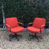 Pair of armchairs by Harcourt Geoffrey for Artifort