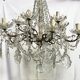 12-light crystal chandelier, antique light fixture