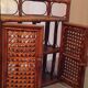 Medicine Cabinet rattan 2 doors canees vintage
