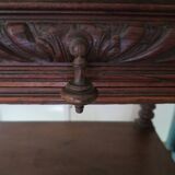 Ancien-Desserte-Console-Meuble de présentation-Henry II-fin xixème