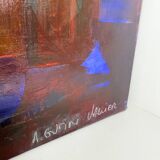 Contemporary abstract art painting