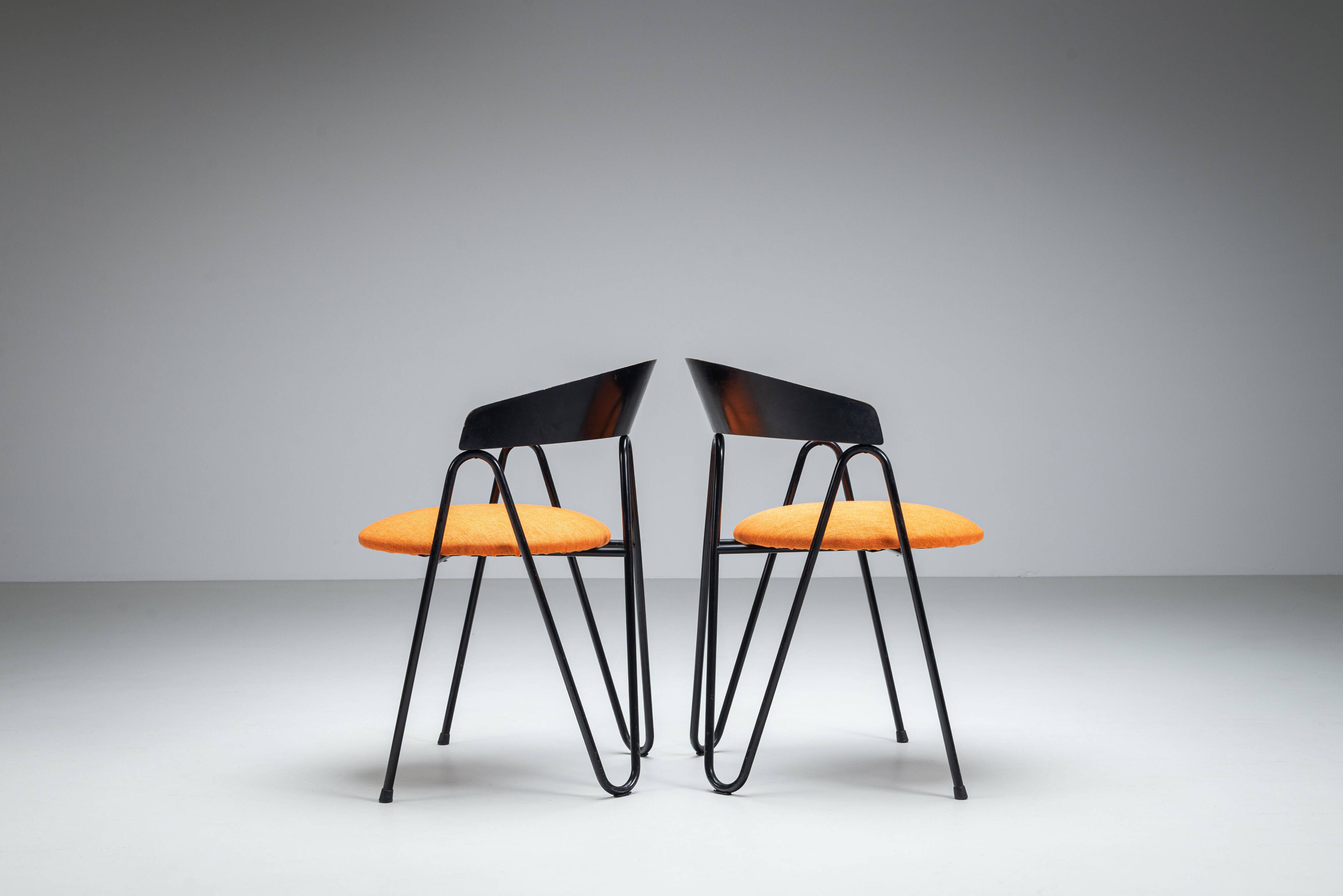 Pair of Memphis style chairs